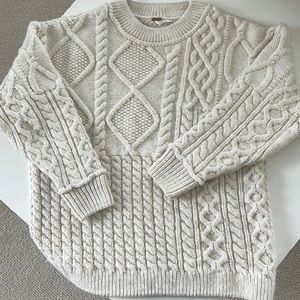 Free People Cable Knit sweater